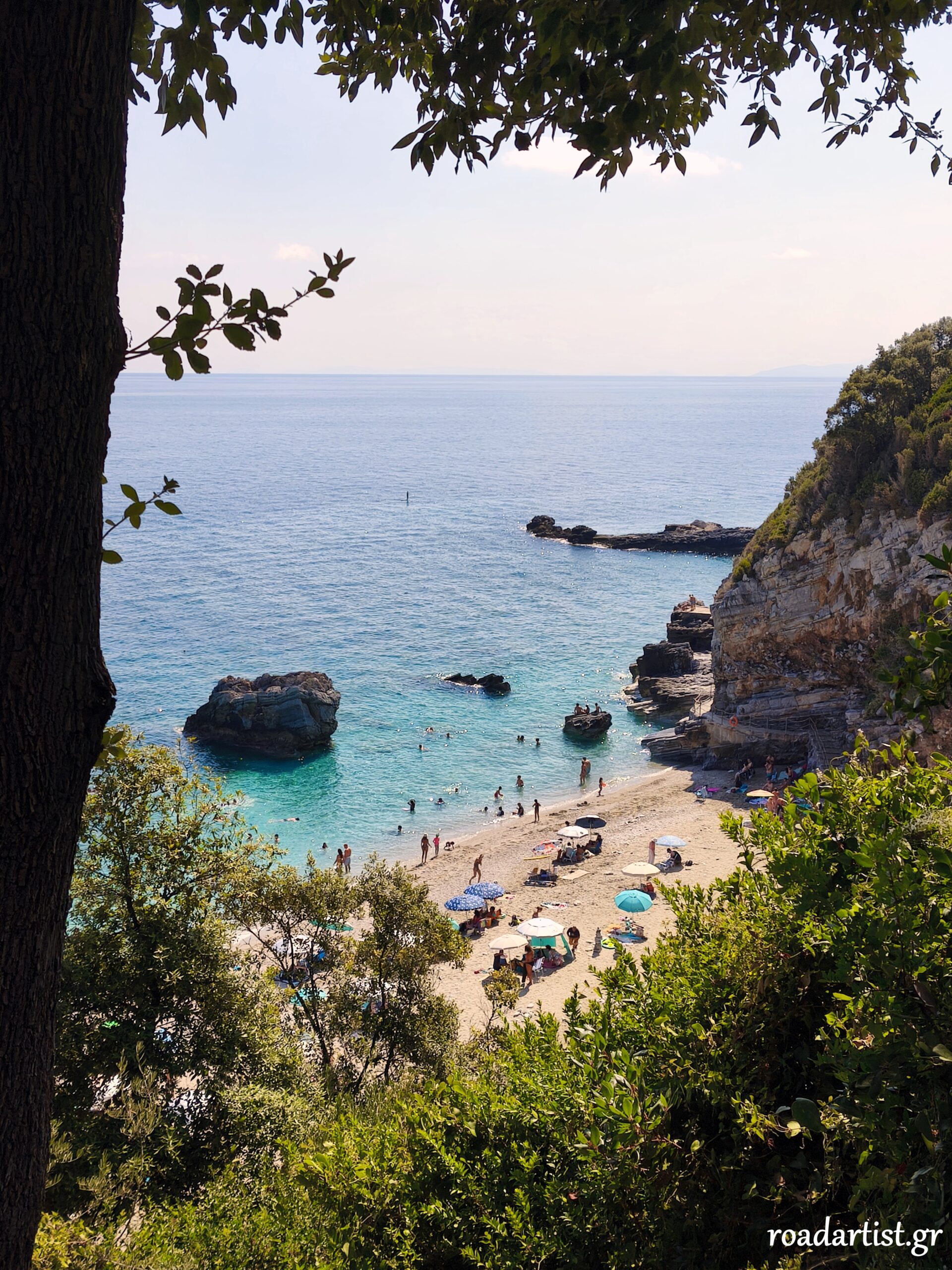 Κατεβαίνοντας προς τον Μυλοπόταμο, Πήλιο