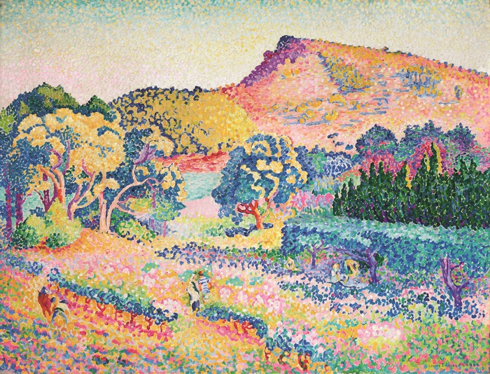 Henri-Edmond Cross (1854-1926), Τοπίο με το Καπ Νεγκρ, Ιούνιος-Νοέμβριος 1906. Λάδι σε καμβά | 90,3 x 116,9 εκ.