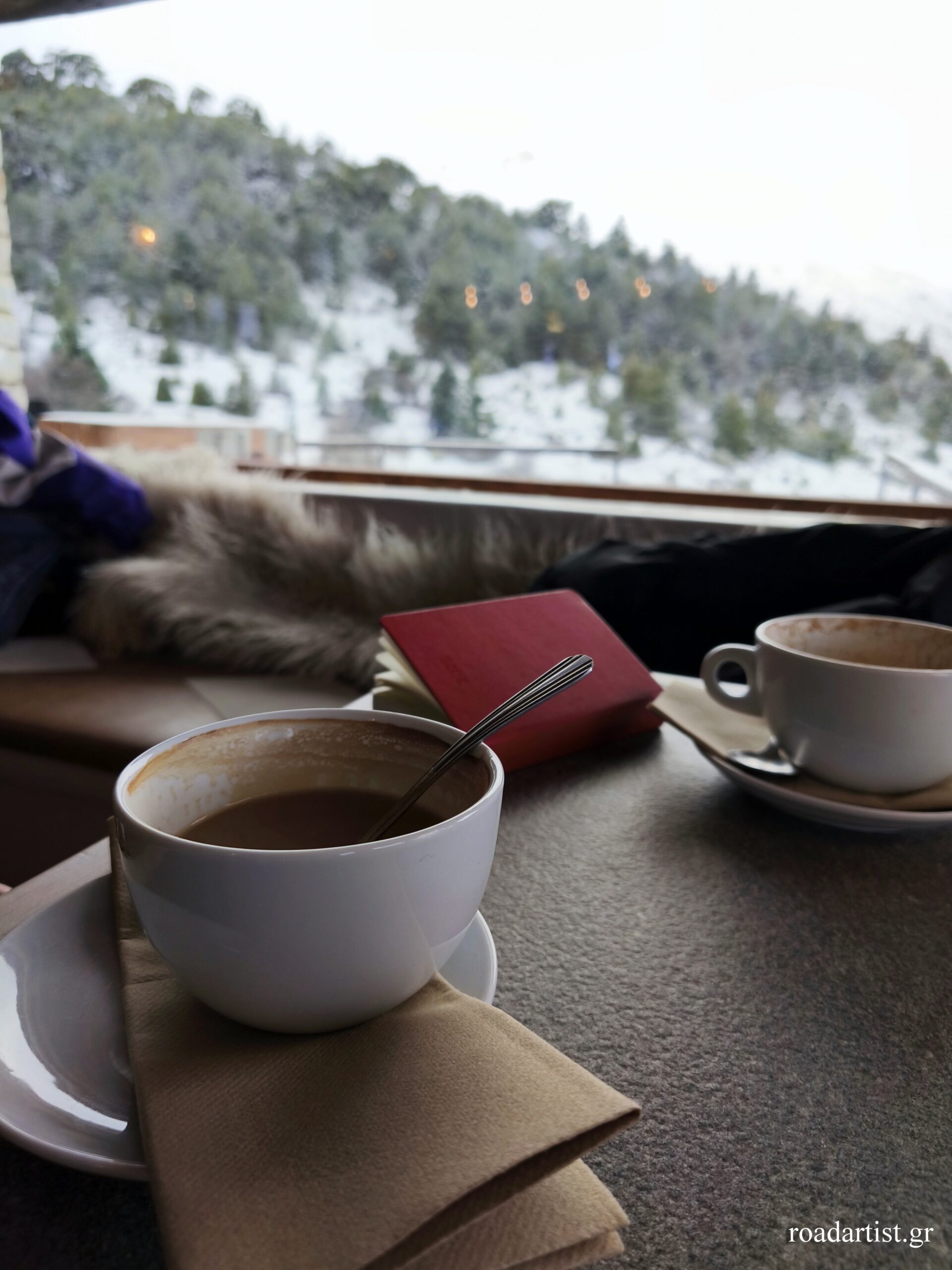 ...πανέμορφο σαλέ, του Χιονοδρομικού Κέντρου Ζήρειας