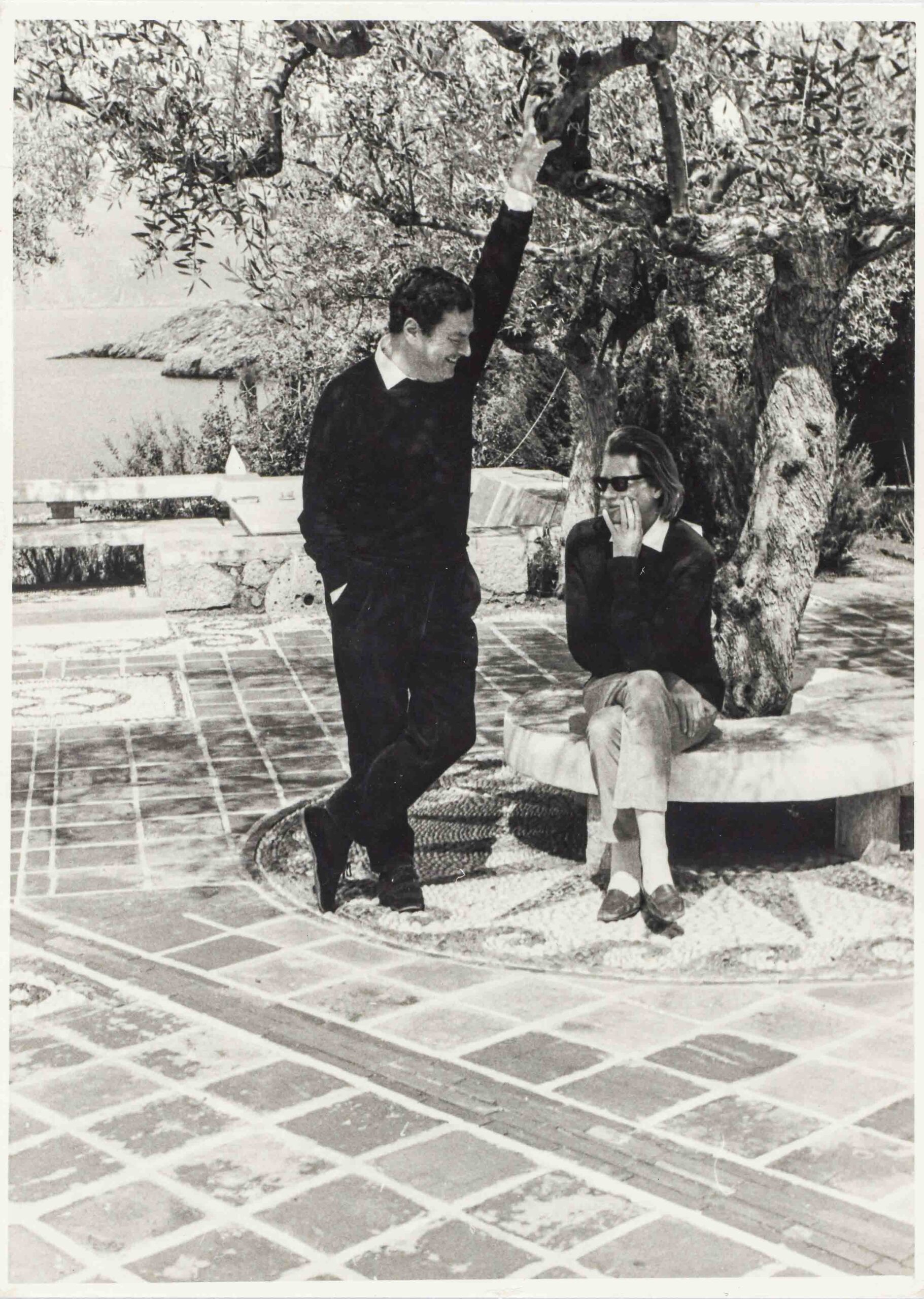 Patrick and Joan Leigh Fermor at home in Kalamitsi.Photo courtesy of the National Library of Scotland.